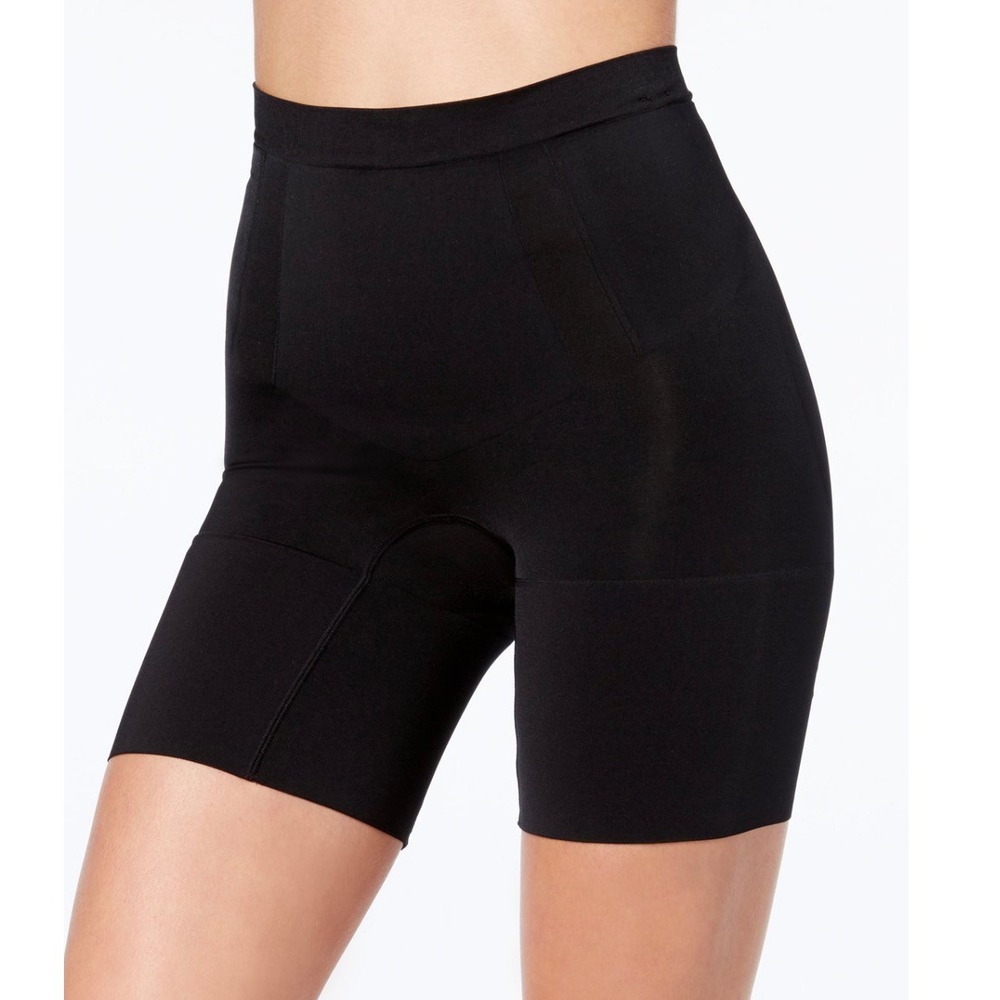 Spanx Sculpt OnCore Mid-Thigh Short SS6615 Very Black Super Firm Compression S